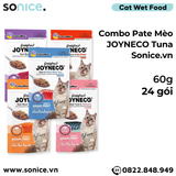  Combo Pate mèo JOYNECO Tuna 60g - 24 gói SONICE. 