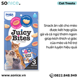  Snack mèo Juicy Bites Chicken & Tuna - 40g SONICE. 