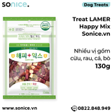  Treat LAMER Happy Mix 130g - nhiều vị cừu, rau, cá, bò SONICE. 