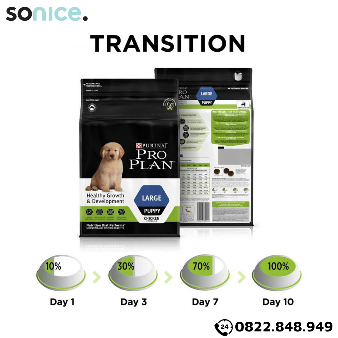 Thức ăn chó Purina PRO PLAN Large Puppy Chicken 2.5kg - chó con giống lớn vị gà SONICE.