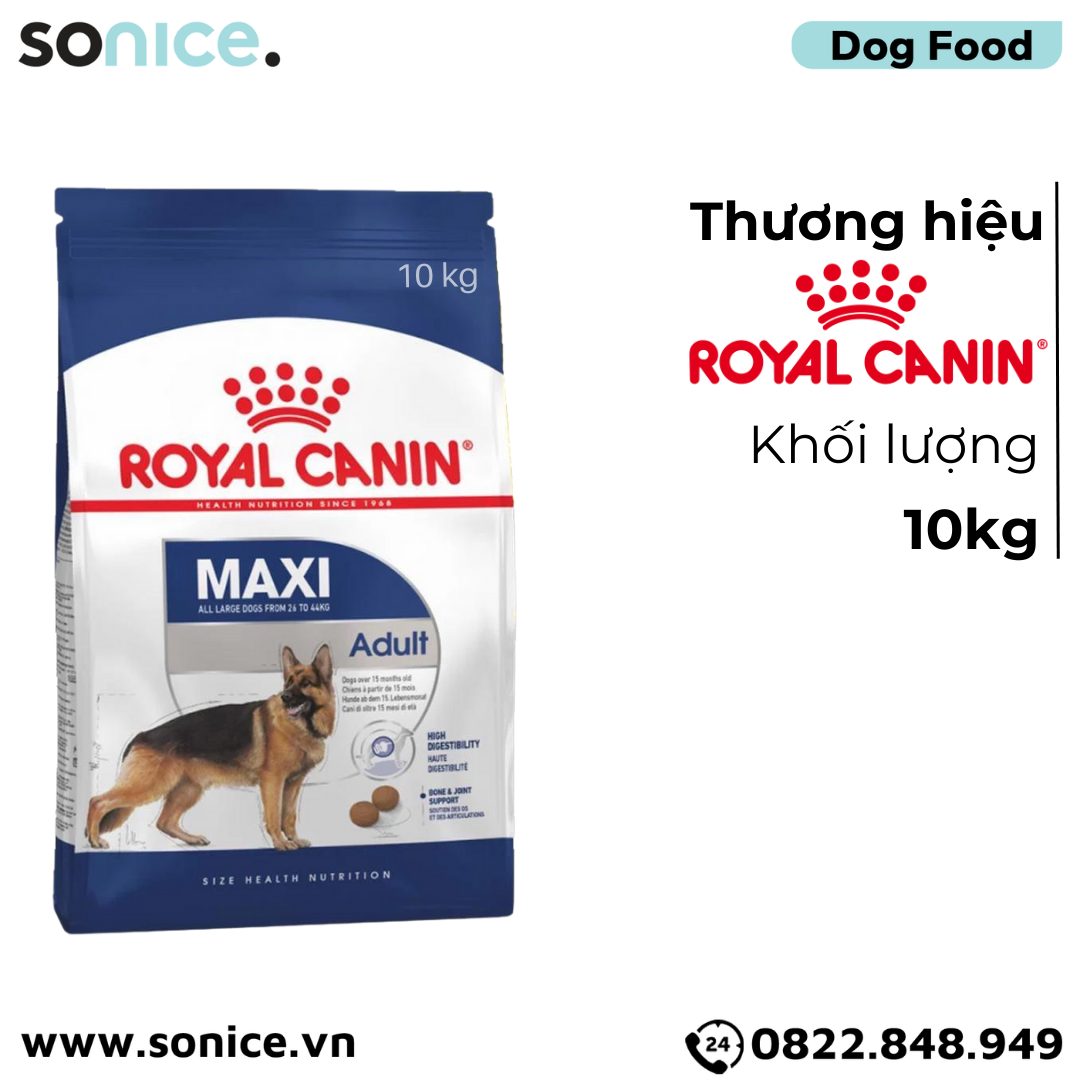 Thức ăn Chó Royal Canin MAXI ADULT 10kg SONICE.