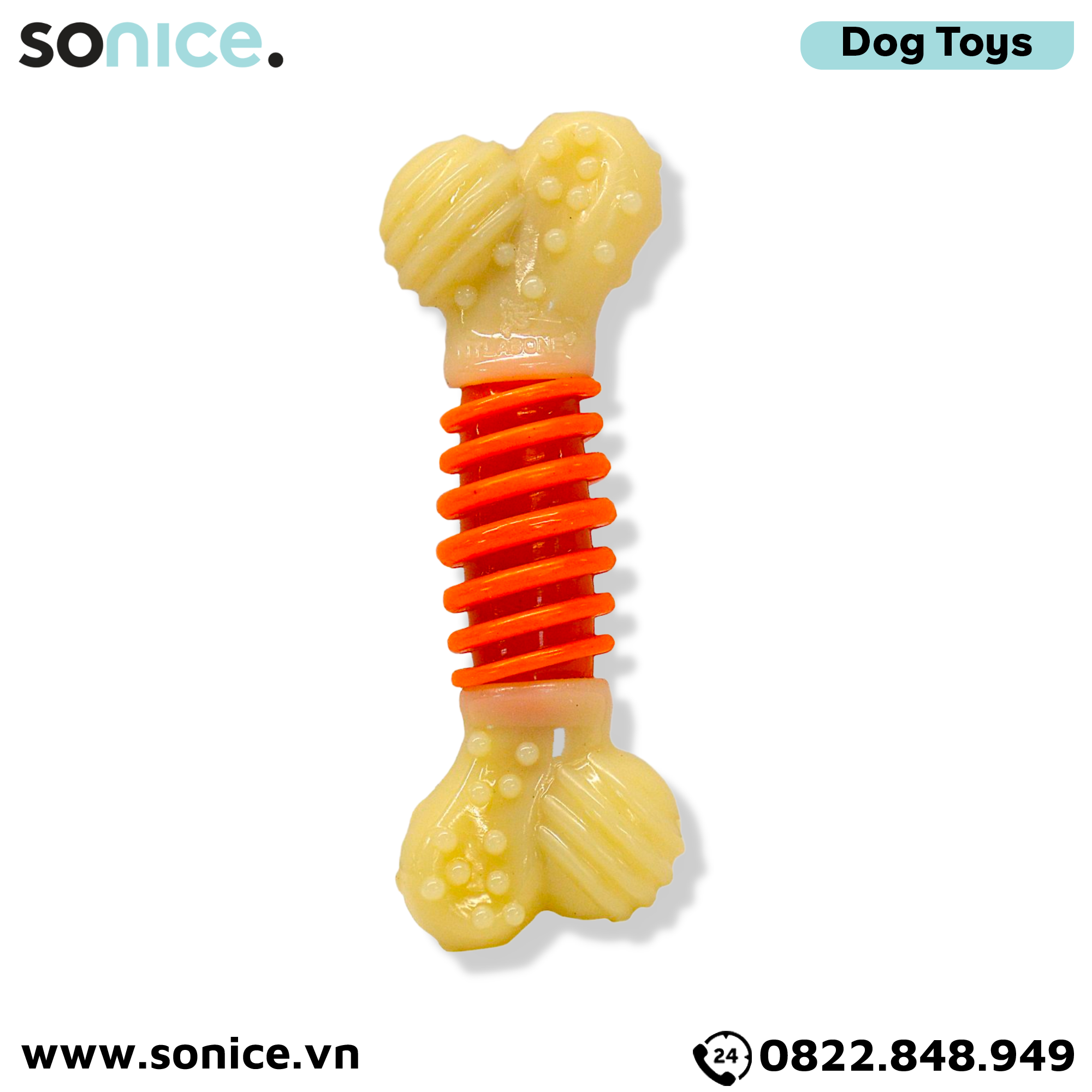 Đồ chơi Nylabone Dental Chews Plaque & Tartar Bacon Flavor Toys Small Size - Vị thịt xông khói, cho chó < 11kg SONICE.
