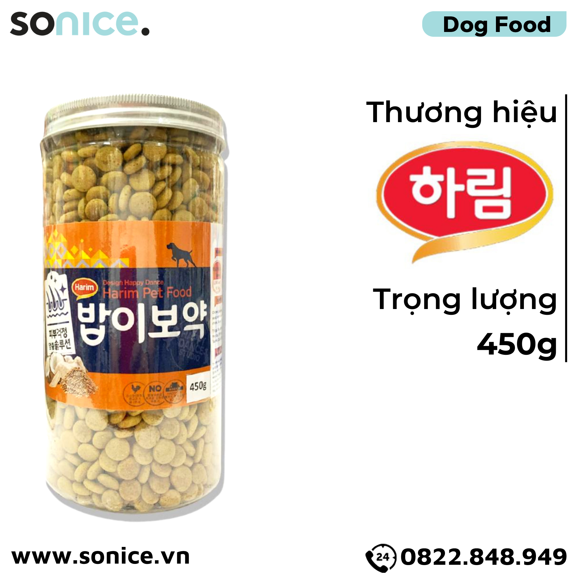  Thức ăn chó Petsmix Hair & Skincare Chicken 450g - Đẹp da lông SONICE. 