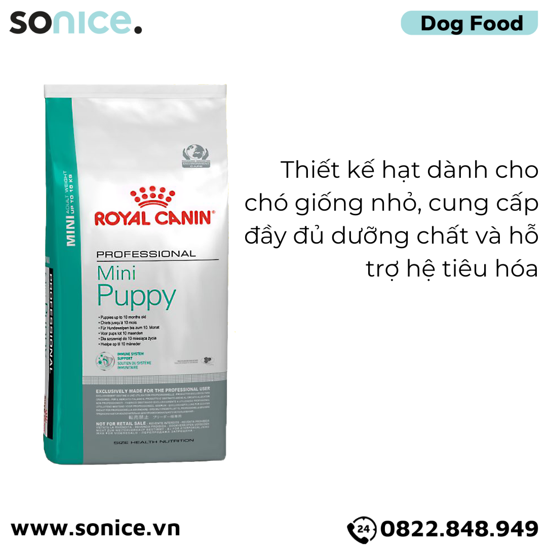 Thức ăn chó Royal Canin Mini Puppy - 15kg SONICE.