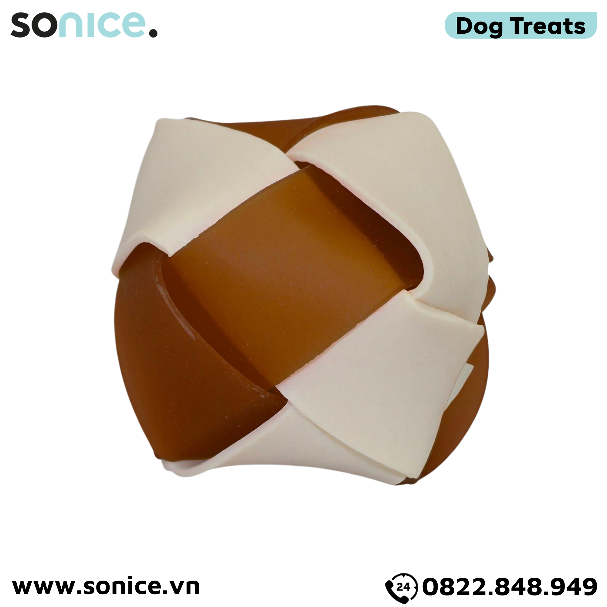 Treats SmartBones Play Time Chews Real Peanut Butter & Chicken Small size 130g - 10 treats - Vị bơ đậu phộng, có lõi thịt gà bên trong SONICE.