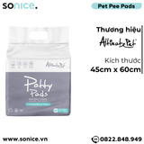  Tấm lót Potty Pads Fragrance Free 45cm x 60cm - huấn luyện vệ sinh đúng chỗ SONICE. 