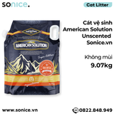  Cát vệ sinh American Solution Unscented 9kg - Không mùi SONICE. 