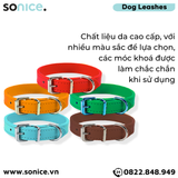  Vòng cổ da Petsmix Leather Collar size 5-20kg SONICE. 