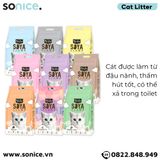  Cát vệ sinh mèo Kit Cat Soya Clump Litter 21L - Làm từ đậu nành tofu SONICE. 