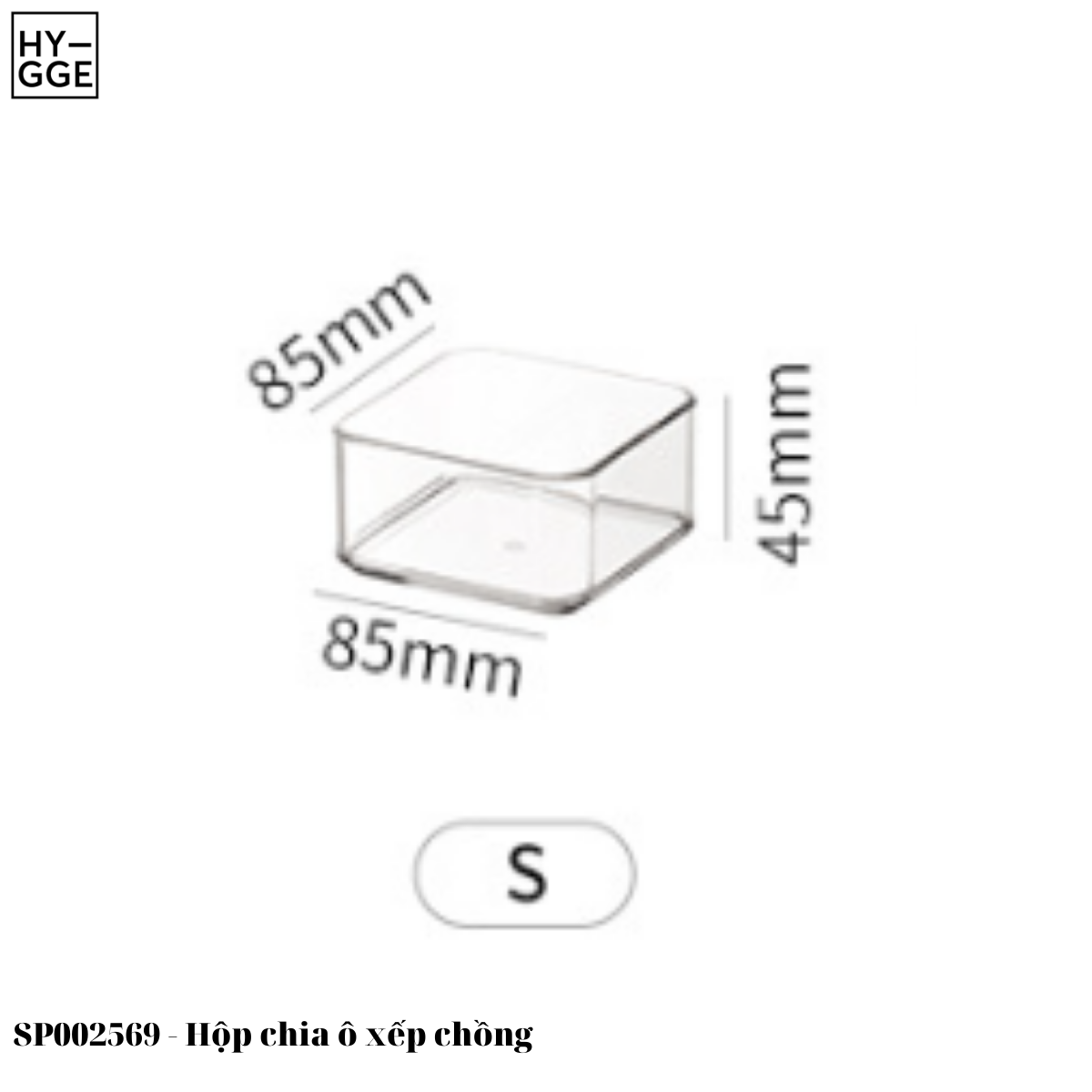 Hộp chia ô xếp chồng