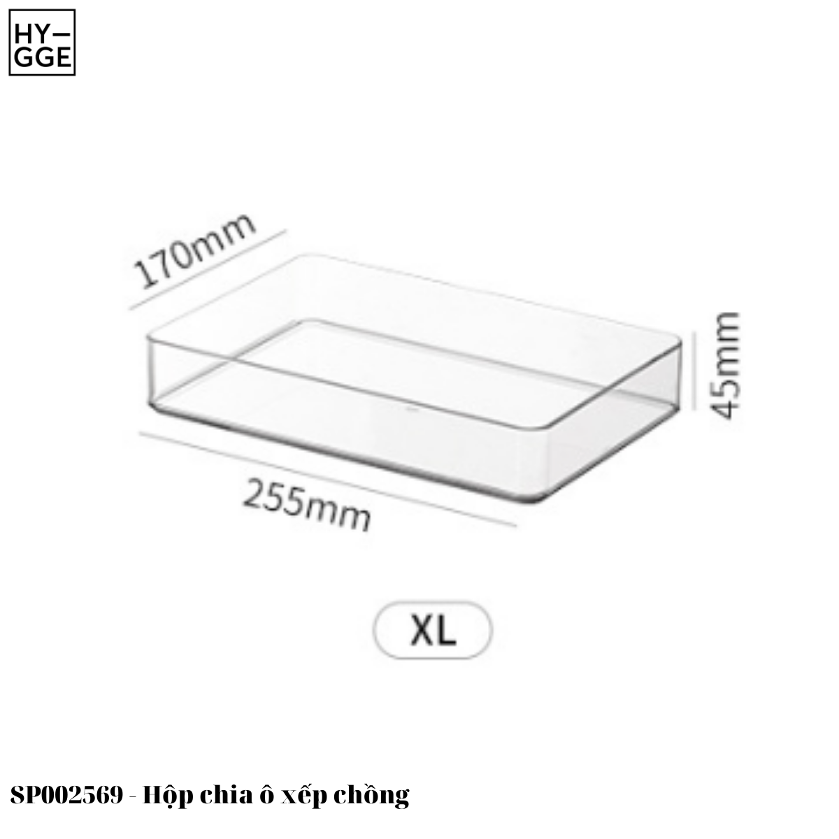 Hộp chia ô xếp chồng