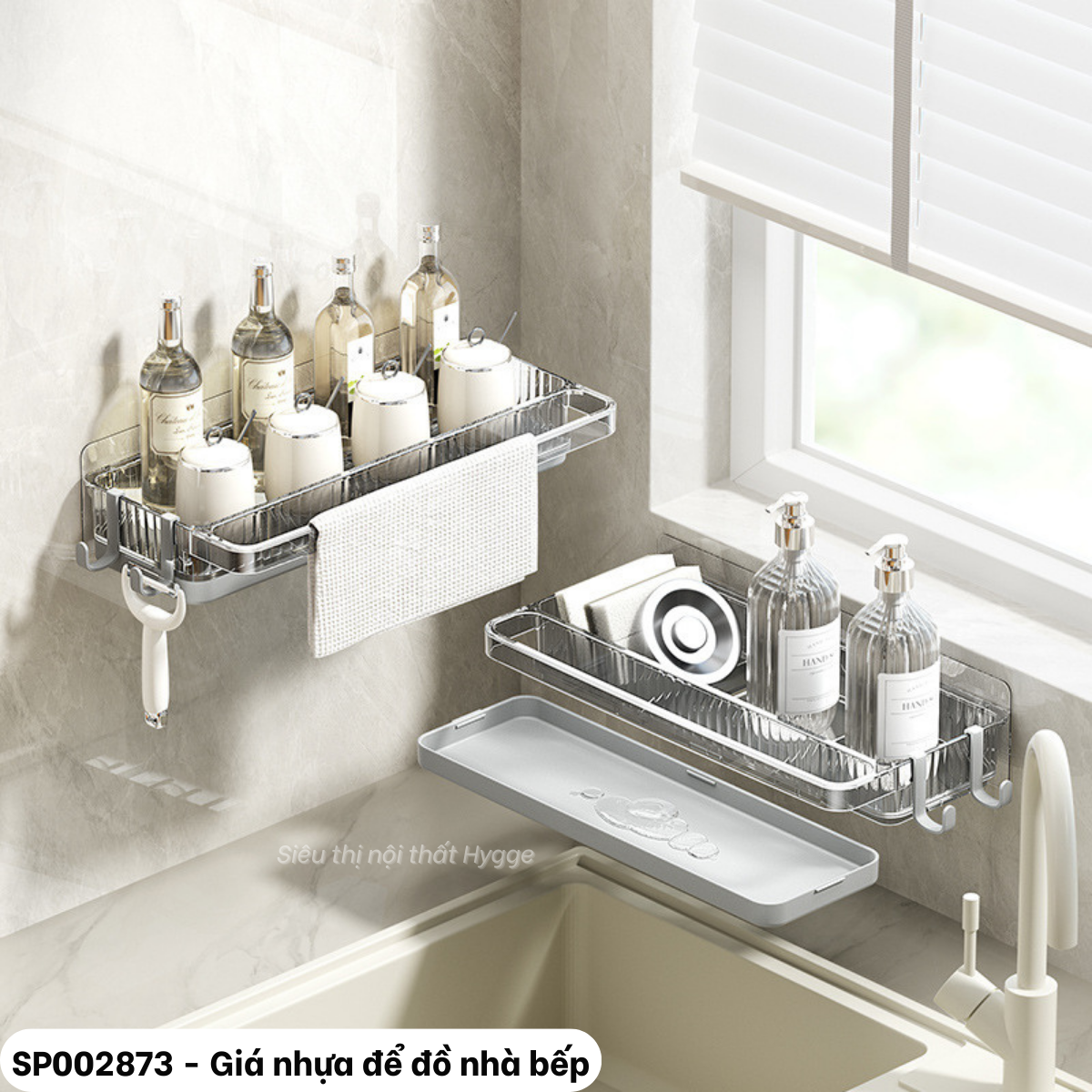 Giá nhựa để đồ nhà bếp