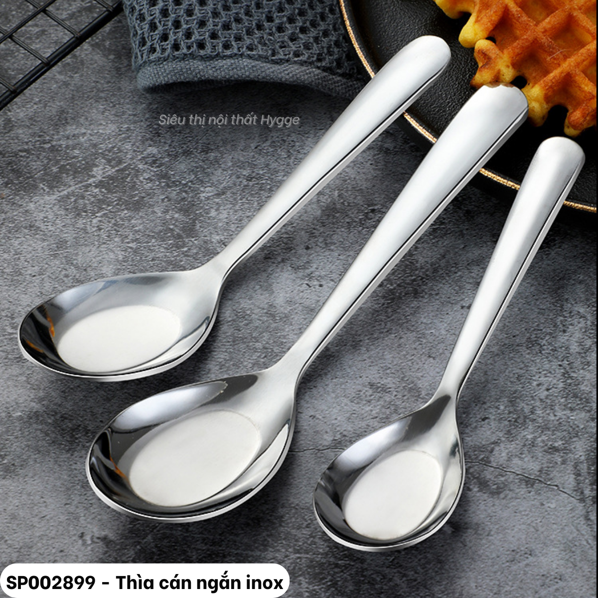 Thìa cán ngắn inox