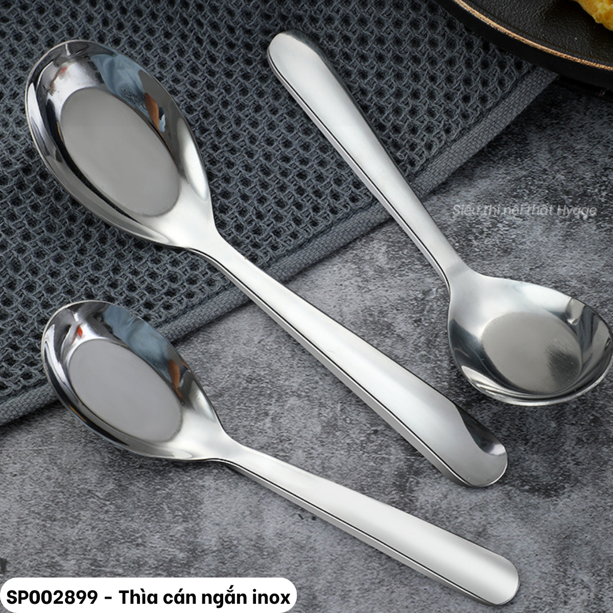 Thìa cán ngắn inox