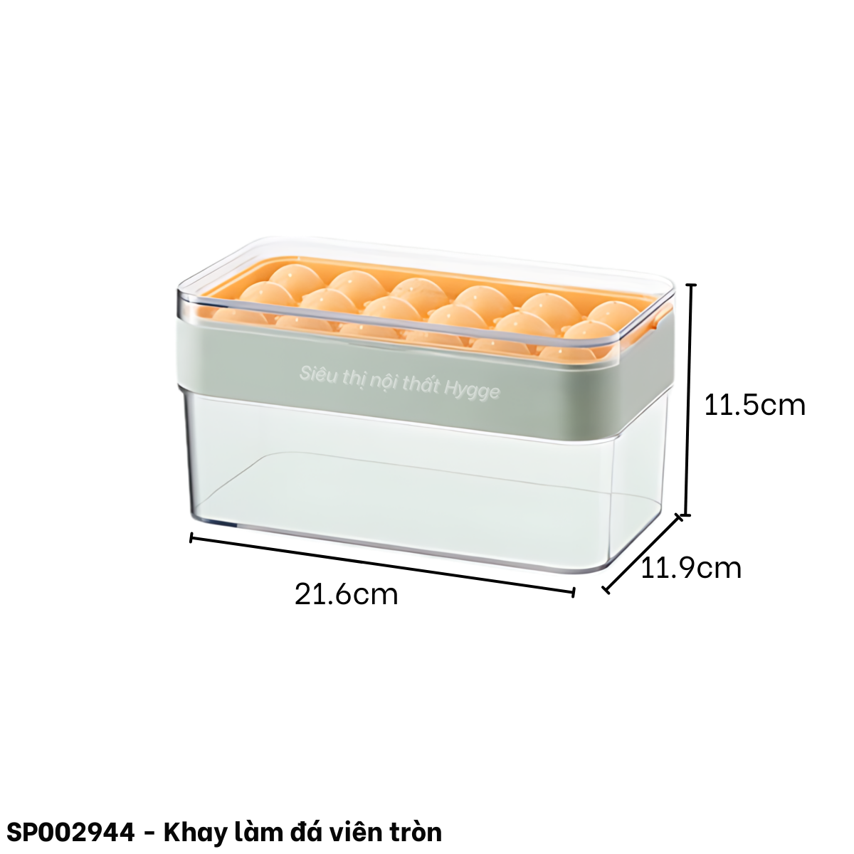 Khay làm đá viên tròn