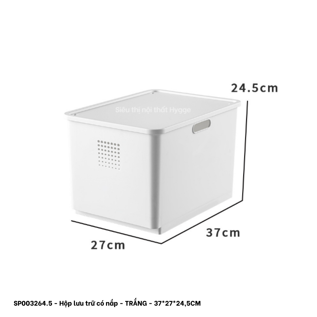 Hộp lưu trữ có bánh xe kèm nắp