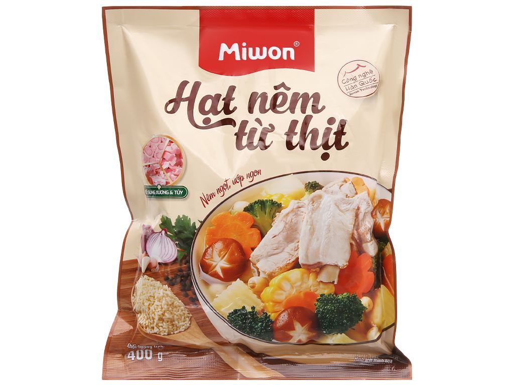  Hạt nêm Miwon từ thịt  454g 