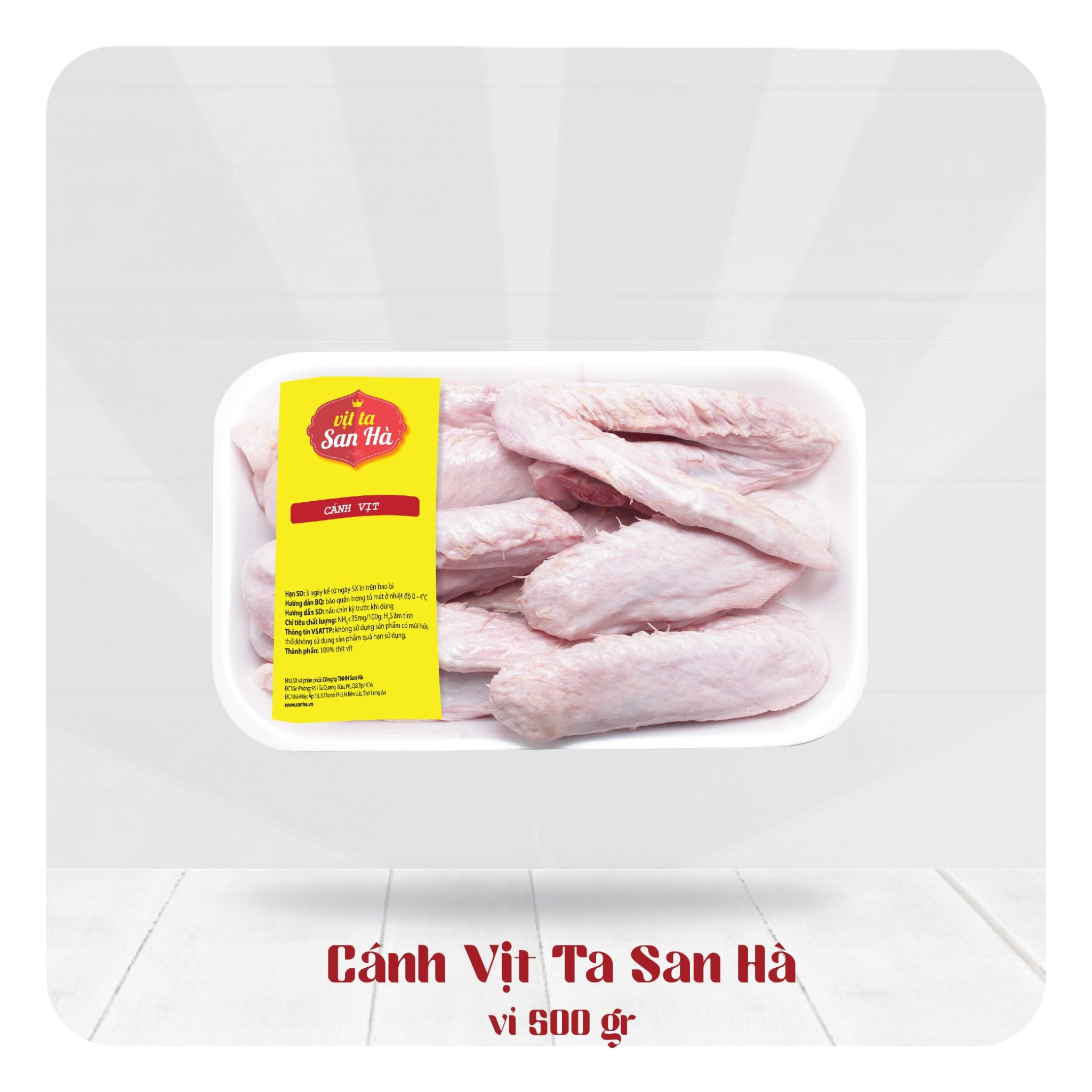  Cánh Vịt Ta San Hà 500g 