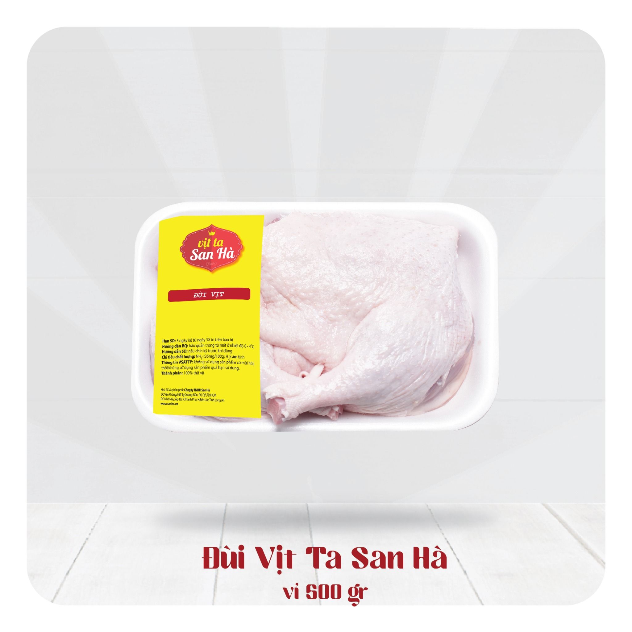 Đùi Vịt Ta góc tư San Hà 500G