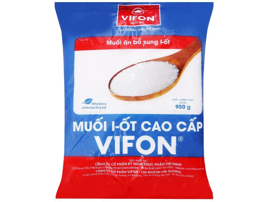 Muối I-Ốt Cao Cấp 950G - Vifon