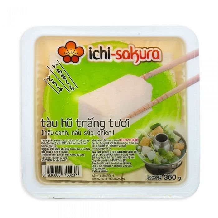 Tàu Hủ Trắng Tươi 350G - Ichi Sakura