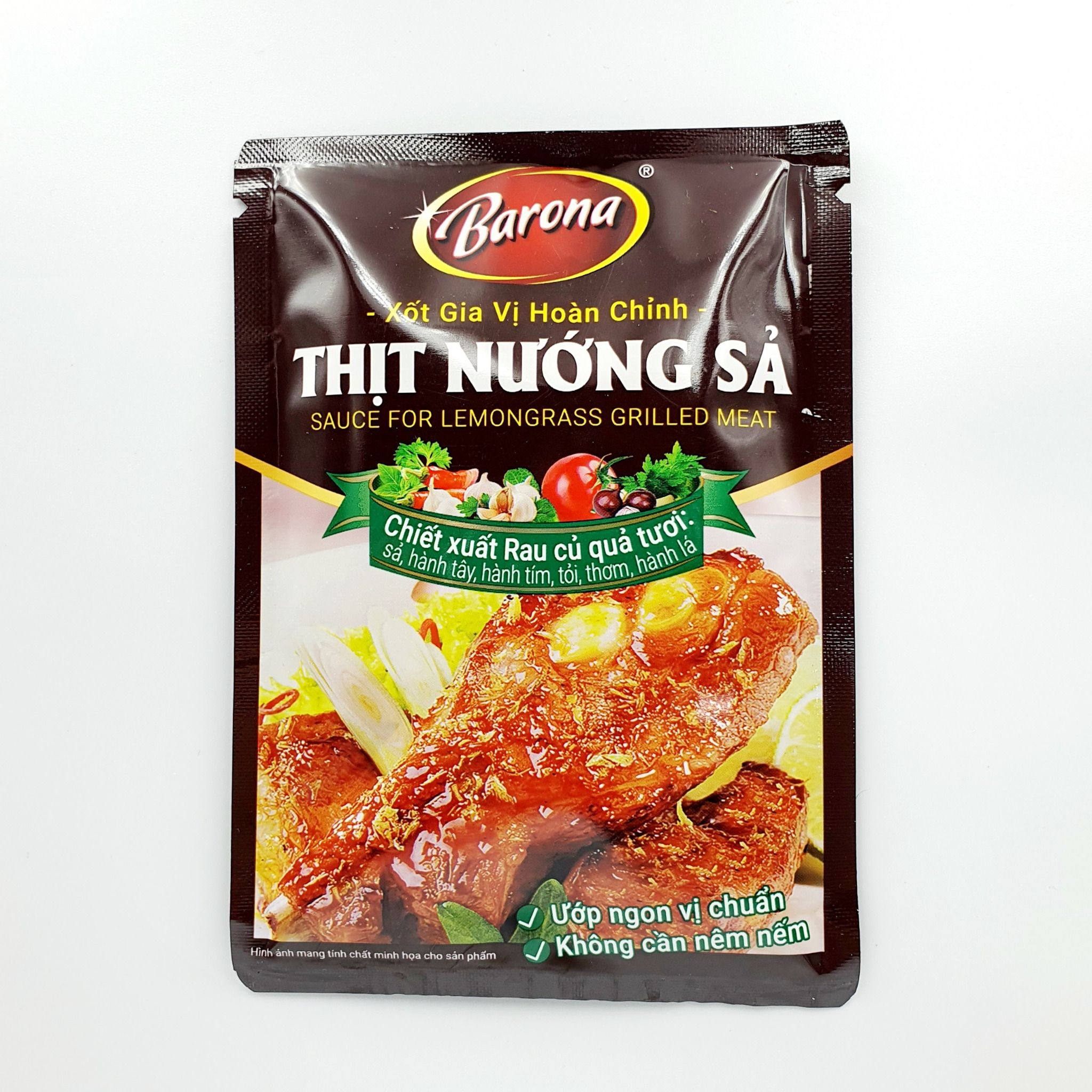 Xốt Gia Vị Hoàn Chỉnh Thịt Nướng Sả 80G - Barona