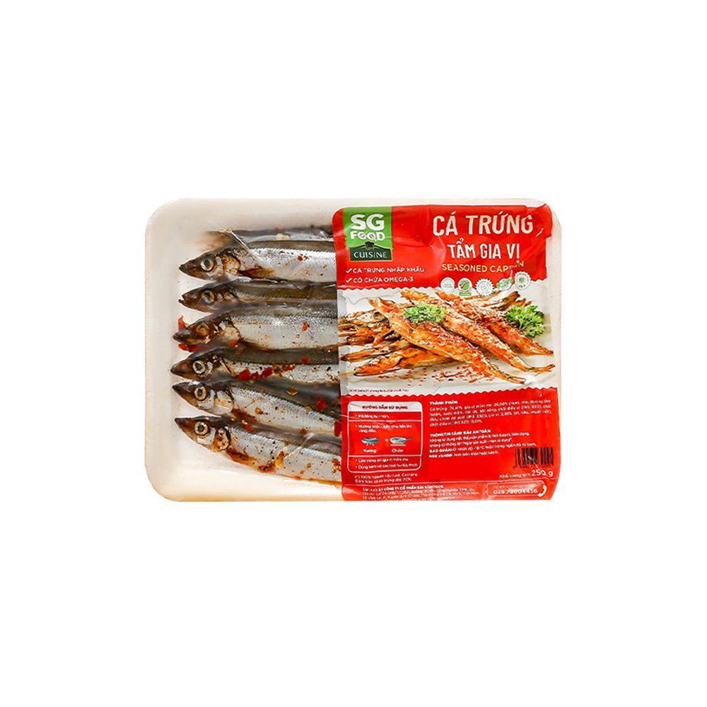 Cá Trứng Tẩm Gia Vị 250G - SG Food