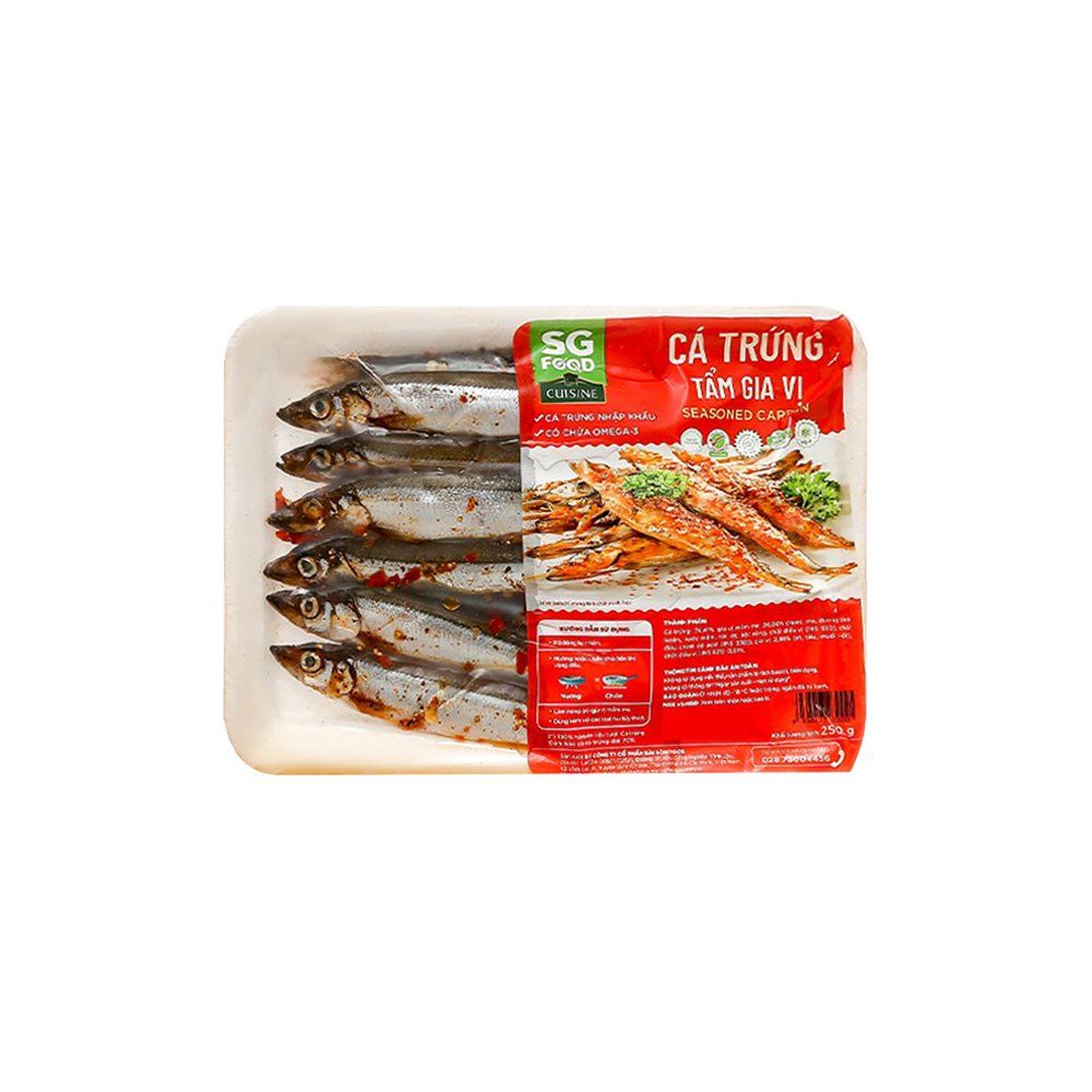  Cá Trứng Tẩm Gia Vị 250G - SG Food 