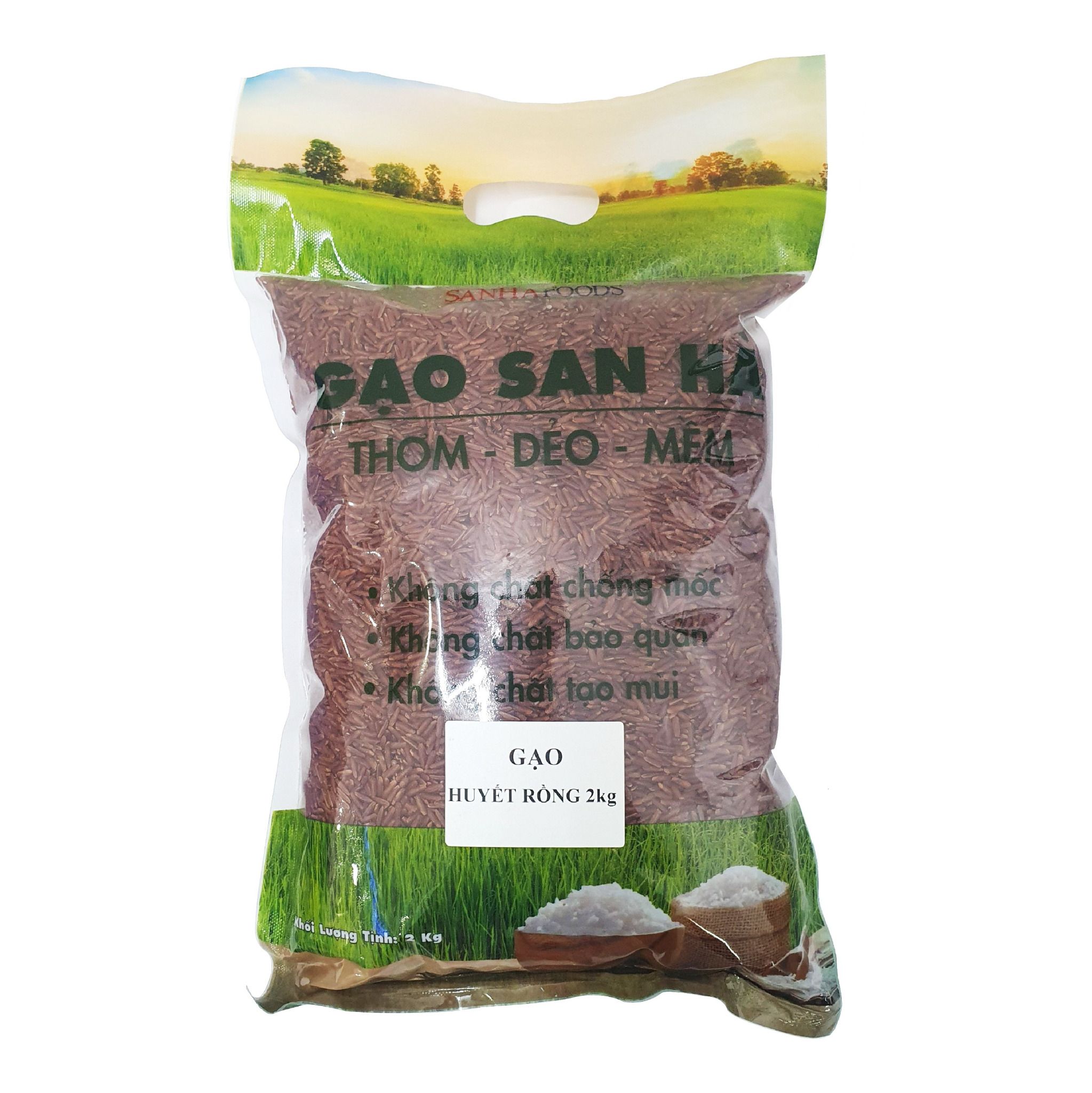 Gạo Huyết Rồng 2KG - San Hà