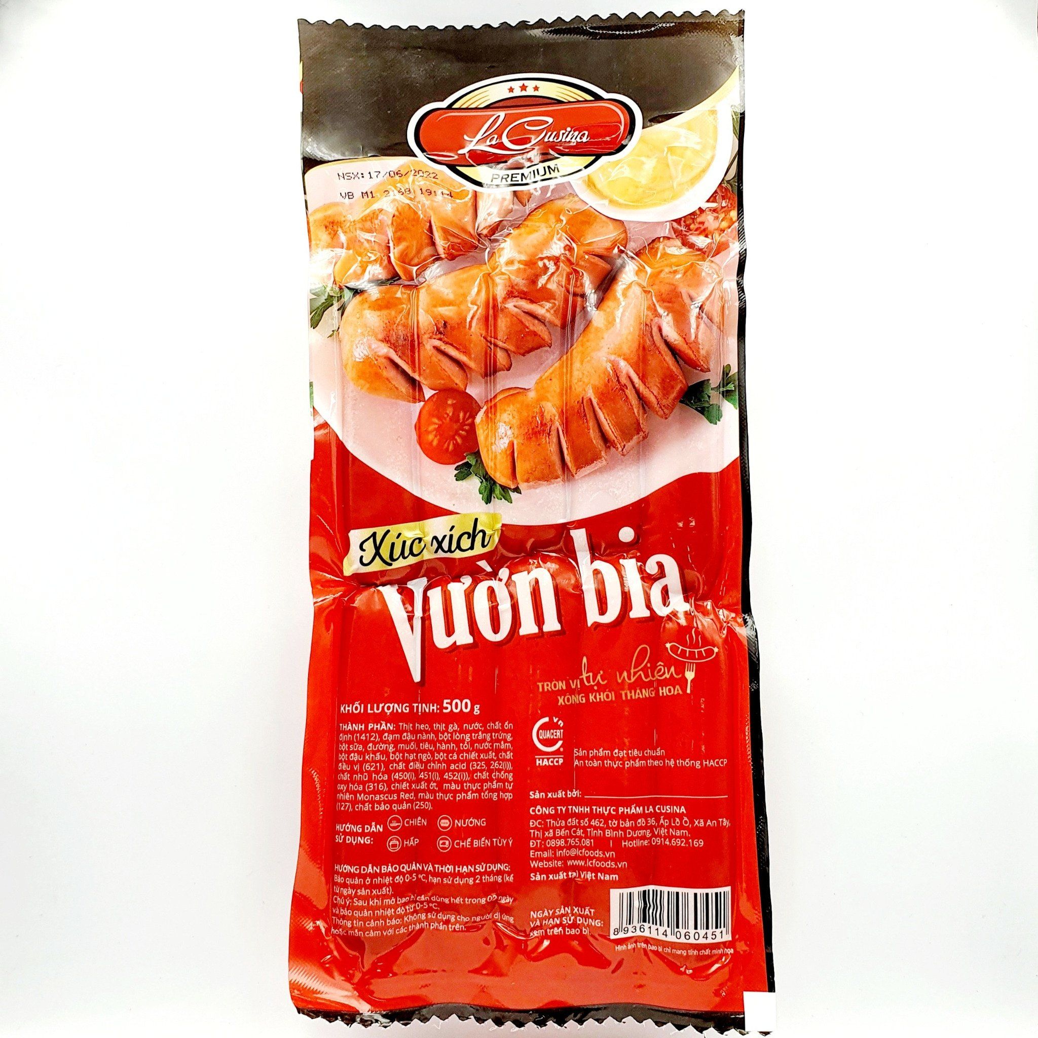 Xúc Xích Vườn Bia 500G - La Cusina