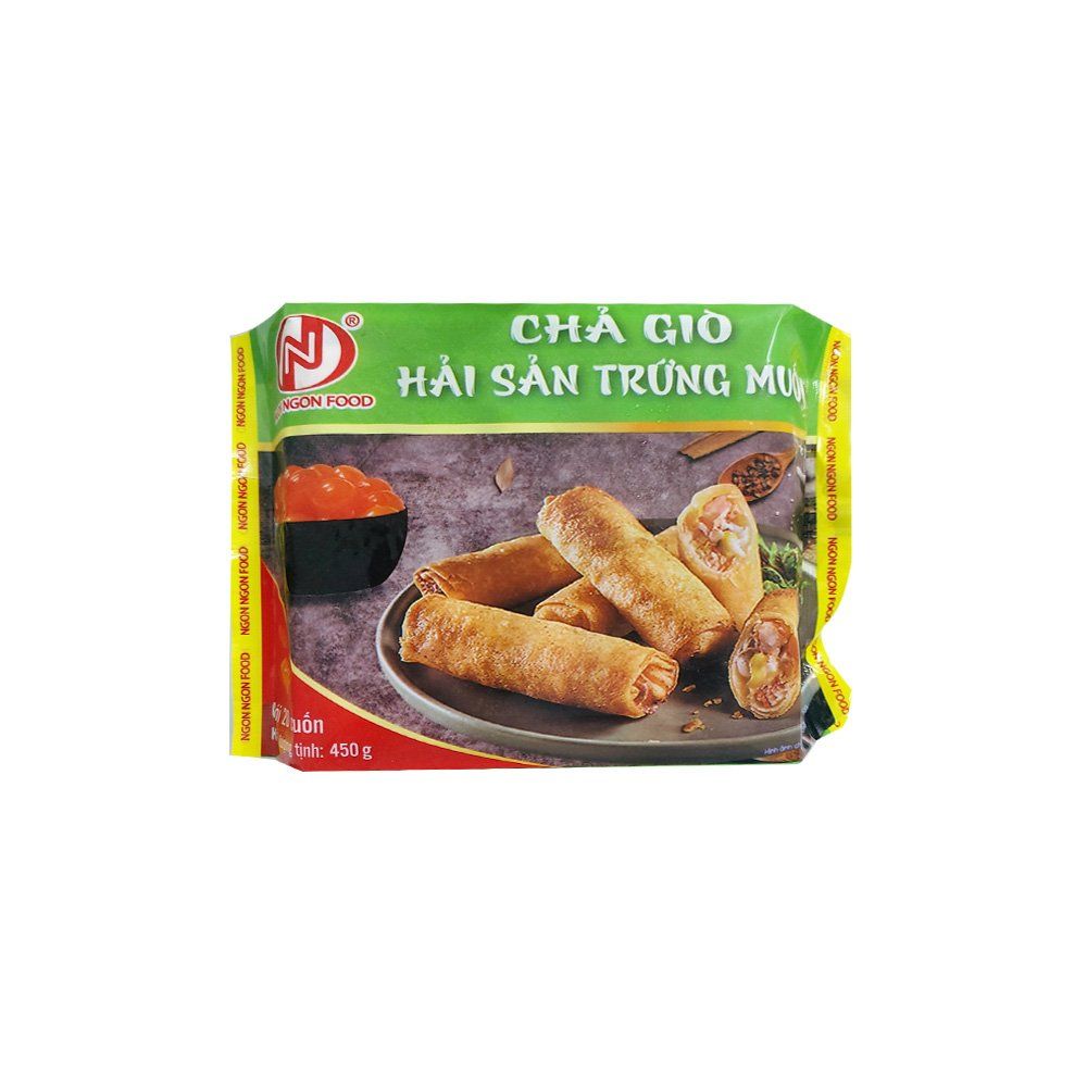 Chả Giò Hải Sản Trứng Muối 450G - Ngon Ngon Food
