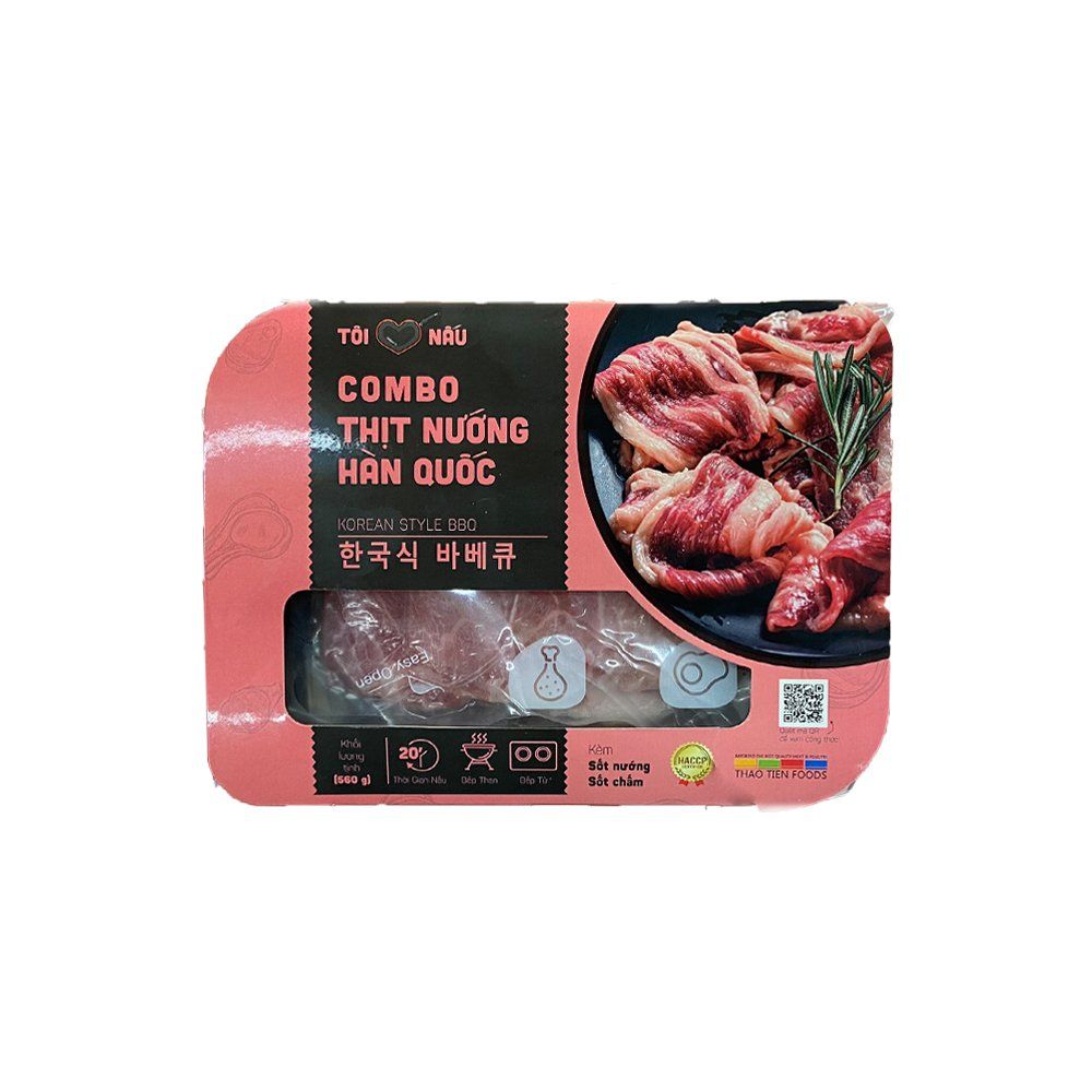 Combo Thịt Nướng Hàn Quốc 560G - Thảo Tiến