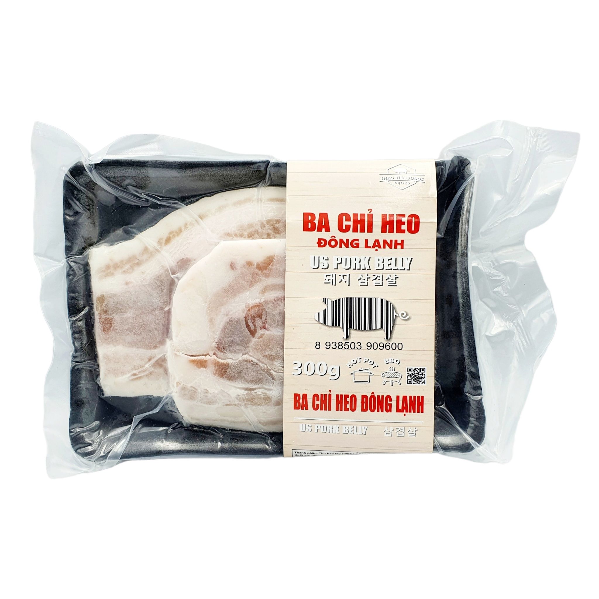Ba Chỉ Heo Đông Lạnh 300G - Thảo Tiến