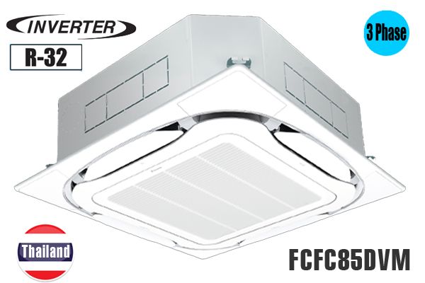  Điều hòa âm trần Daikin 30.000BTU inverter 1 chiều 3 pha FCFC85DVM/RZFC85DY1 