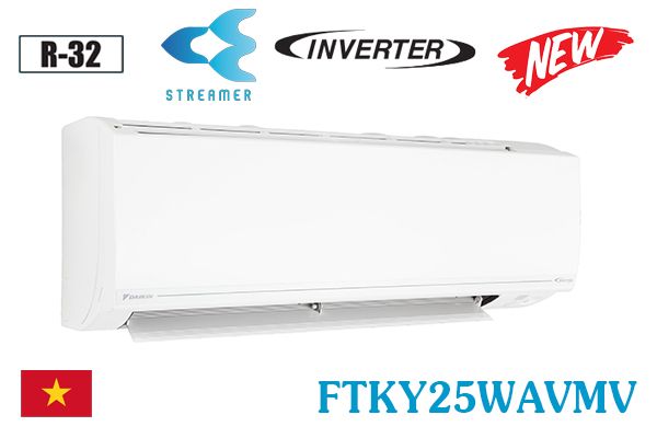  Điều hòa Daikin 9000BTU inverter 1 chiều FTKY25WAVMV 