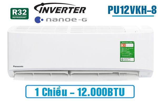  Điều hòa Panasonic 1 chiều 12.000BTU inverter PU12VKH-8 