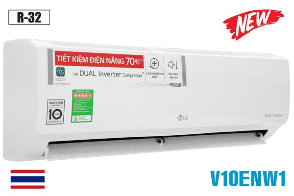  Điều hòa LG 9000BTU 1 chiều inverter V10ENW1 