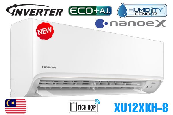  Điều hòa Panasonic 12000BTU 1 chiều inverter cao cấp XU12XKH-8 