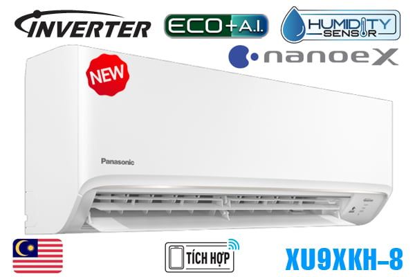  Điều hòa Panasonic 9000BTU 1 chiều inverter cao cấp XU9XKH-8 