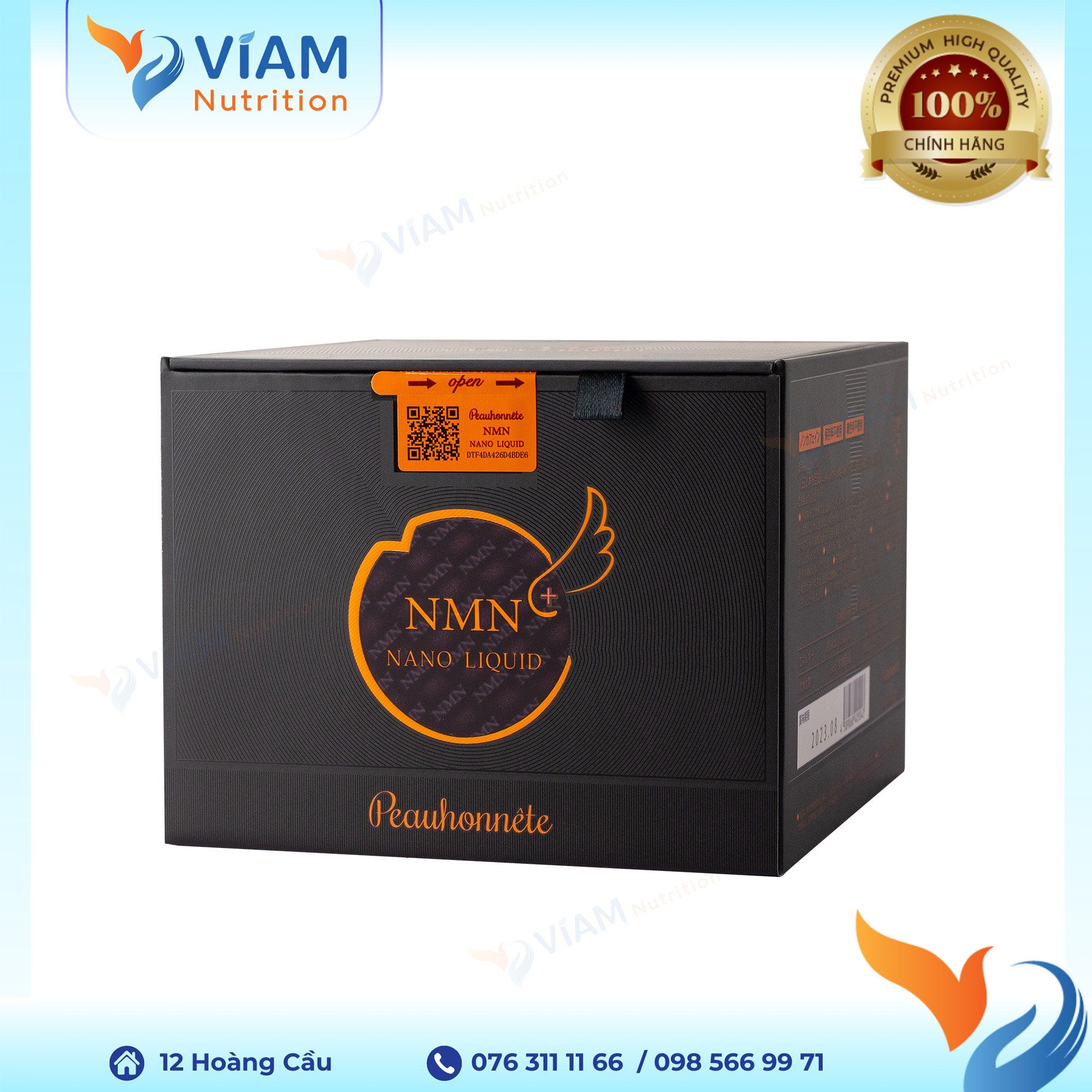 Nước uống NMN Nano Liquid 12000 Nhật Bản (Hộp 12 lọ)