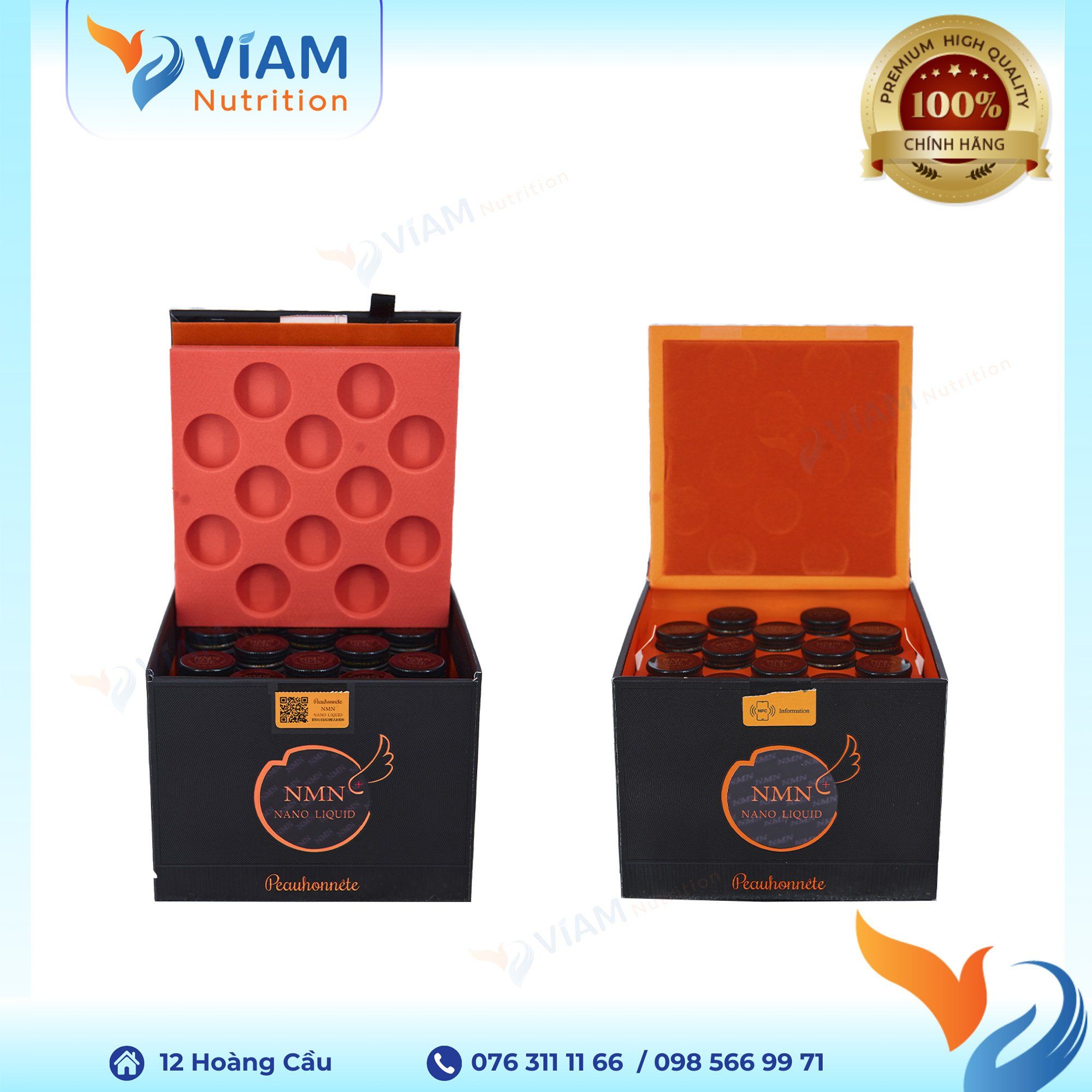 Nước uống NMN Nano Liquid 12000 Nhật Bản (Hộp 12 lọ)