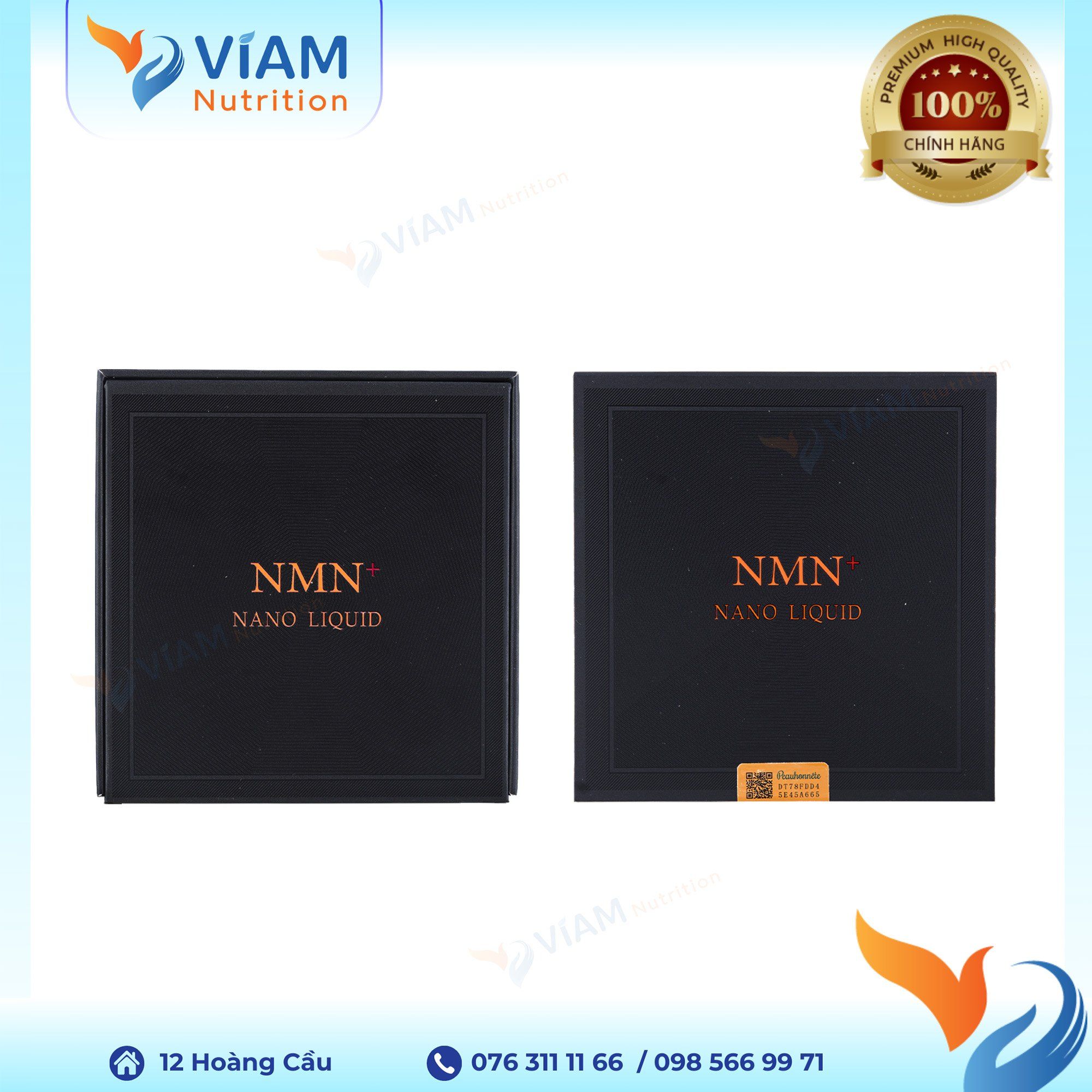 Nước uống NMN Nano Liquid 12000 Nhật Bản (Hộp 12 lọ)