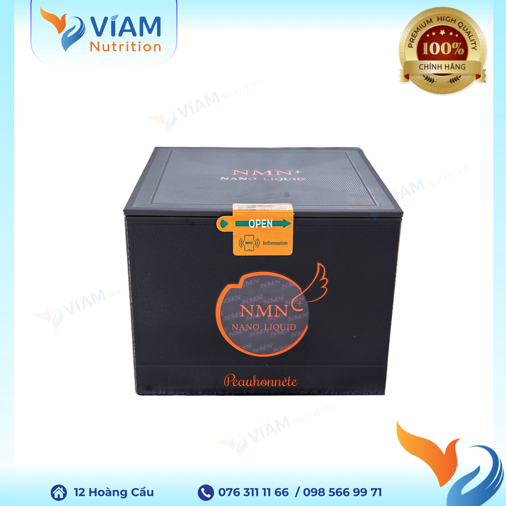 Nước uống NMN Nano Liquid 12000 Nhật Bản (Hộp 12 lọ)