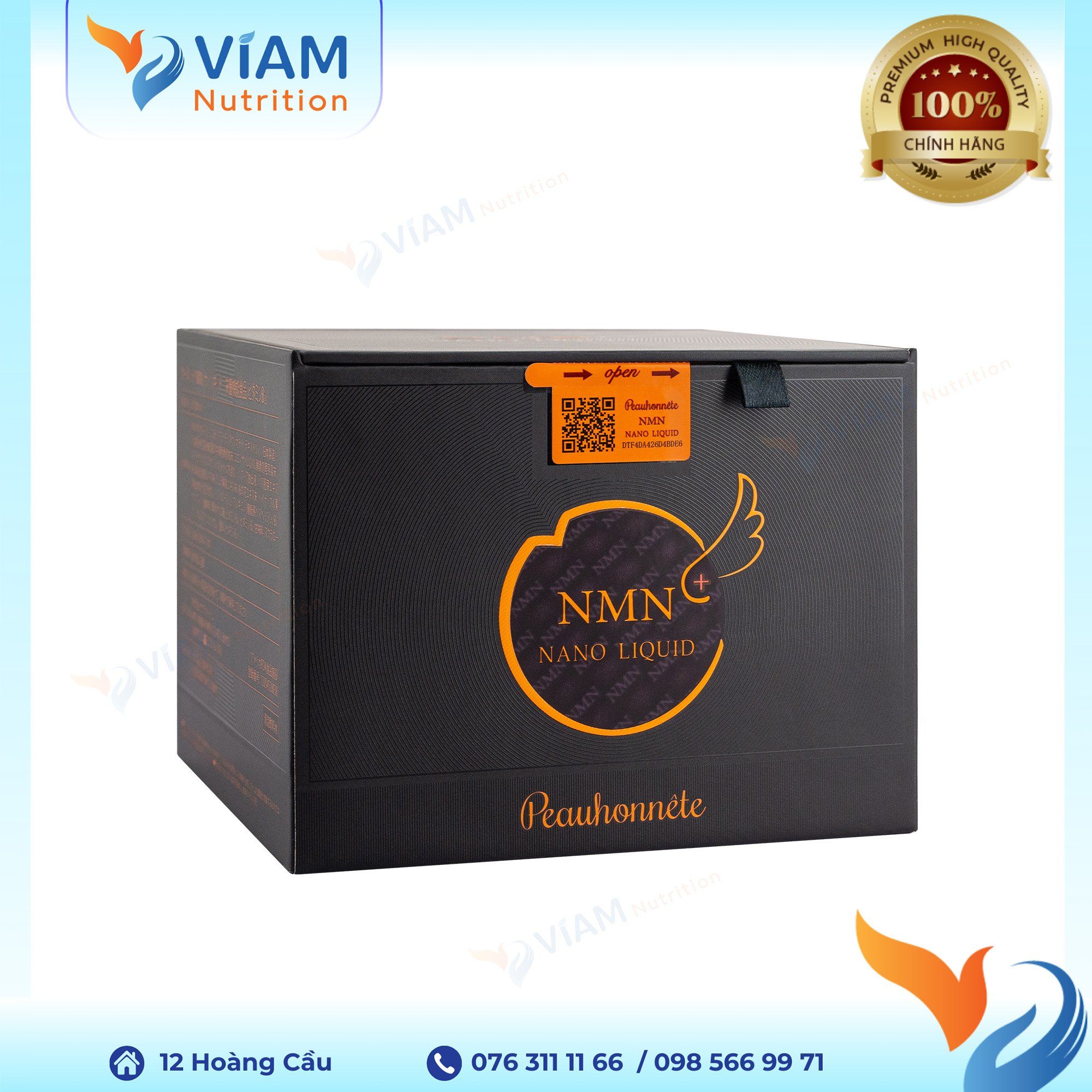 Nước uống NMN Nano Liquid 12000 Nhật Bản (Hộp 12 lọ)