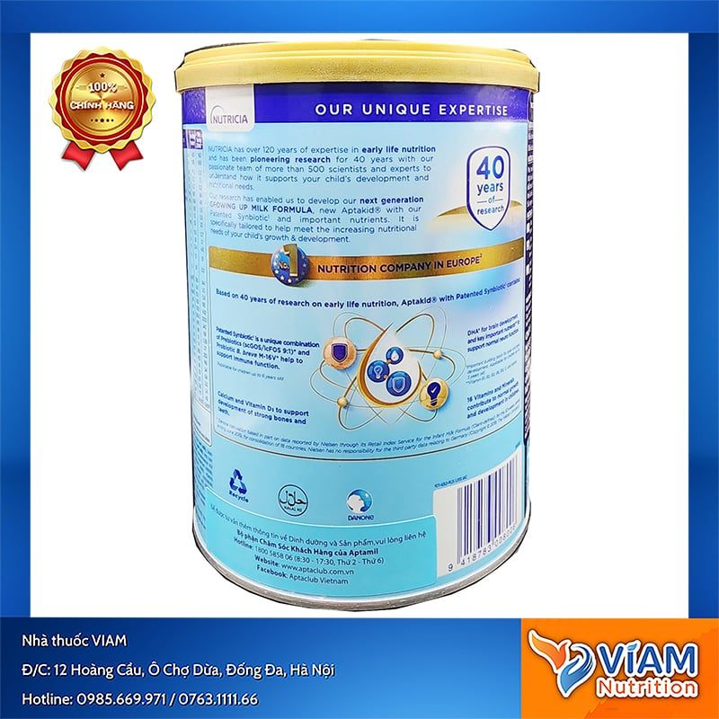 Sữa Aptakid Số 3 900G New Zealand (2 tuổi trở lên)