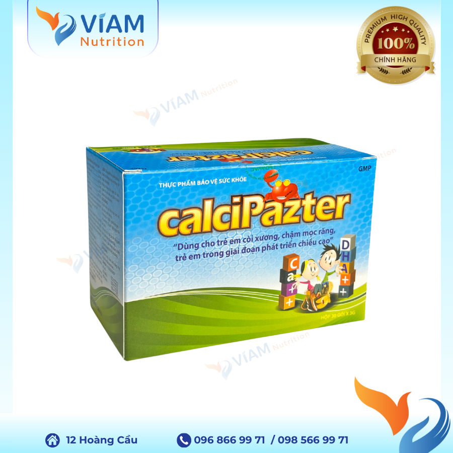 Calci Pazter (Hộp 30 gói)