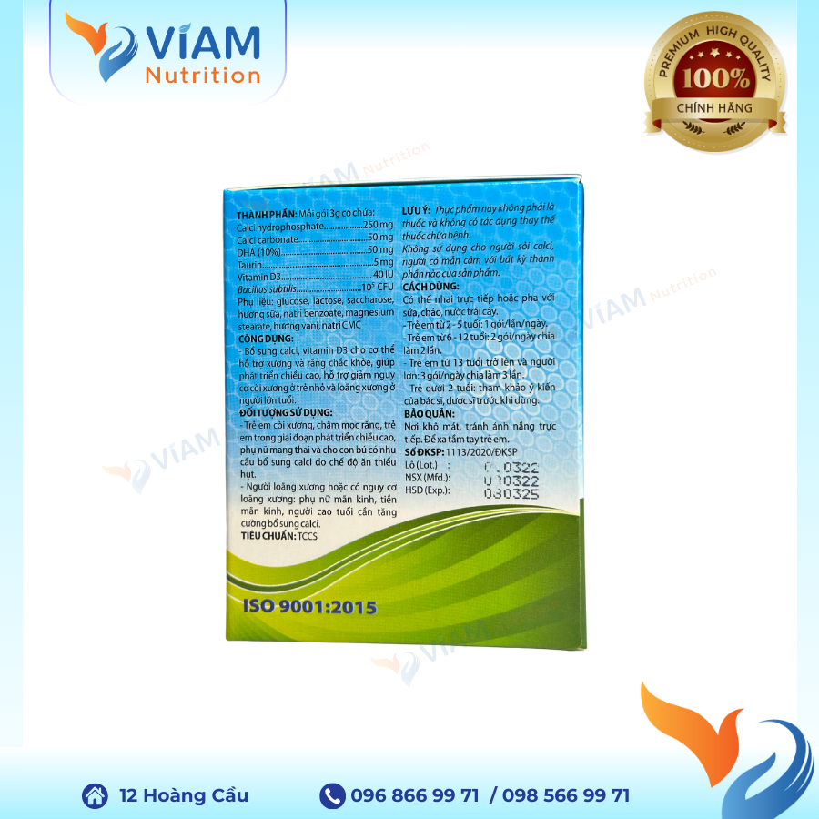 Calci Pazter (Hộp 30 gói)