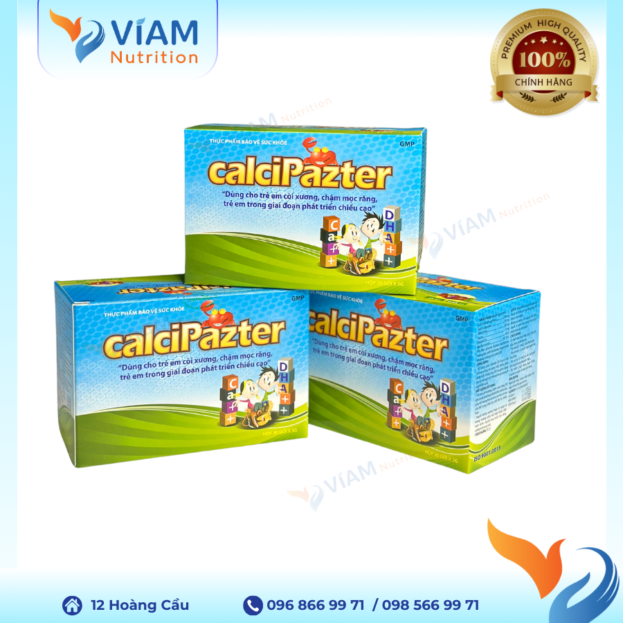 Calci Pazter (Hộp 30 gói)