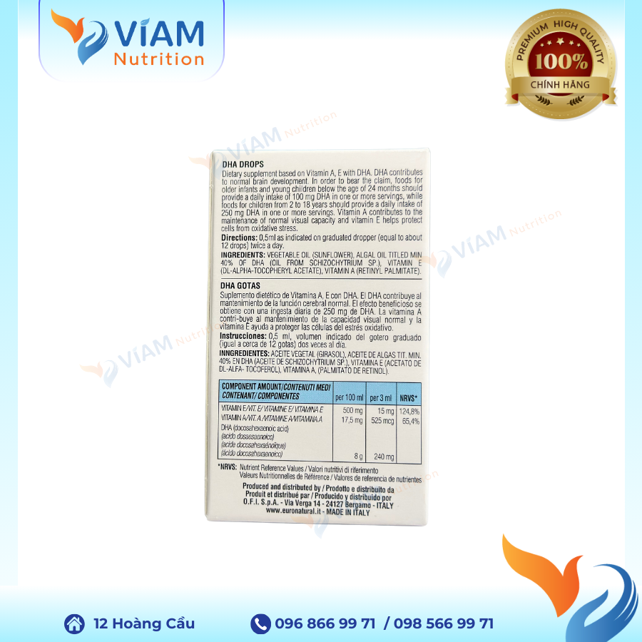 DHA Drops (Lọ 20ml)