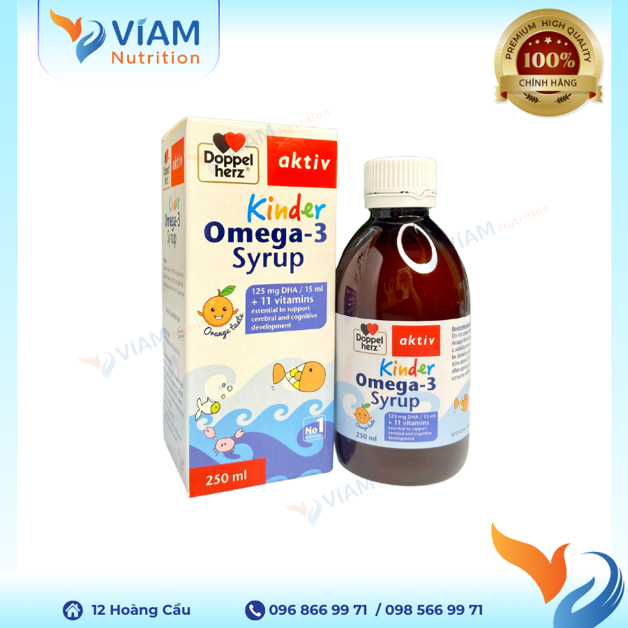 Kinder Omega-3 Syrup (Lọ 250ml)